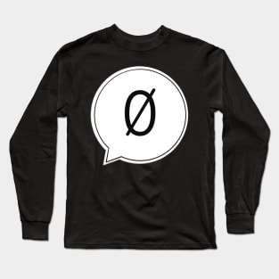 Sil Zero Media Logo Long Sleeve T-Shirt